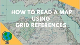 How to read Maps  Grid References Geography Skills [upl. by Ahseeyt]