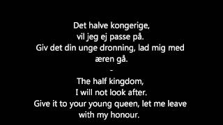 Og det var liden Karen  Danish Folk Song With Lyrics [upl. by Htinek]