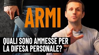 Armi che si possono portare fuori casa per difesa personale  avv Angelo Greco [upl. by Filip]