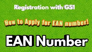 Register for EAN Barcode  Applying Live for EAN Number  GS1 Registration [upl. by Godfry]