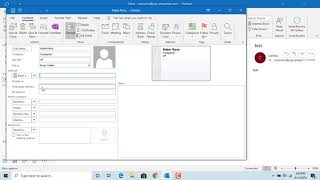 How to Add Contacts to Address Book in Outlook  Office 365 [upl. by Alecia]