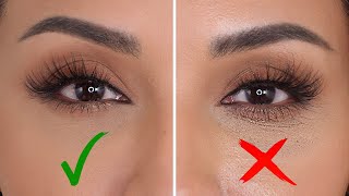 HOW TO STOP CONCEALER FROM CREASING UNDER YOUR EYES  NINA UBHI [upl. by Kina]