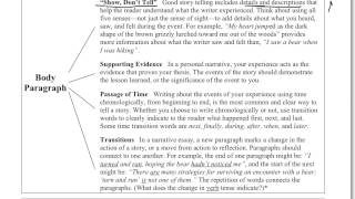 Writing a personal narrative essay [upl. by Landel261]