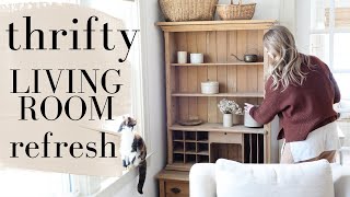 Thrifty Living Room Refresh [upl. by Victoir]