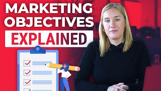 Marketing Objectives Explained  10 Examples [upl. by Charlet582]