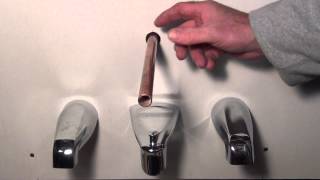 How to remove and replace a tub spout Different Types Plumbing Tips [upl. by Elihu]