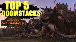 Top 5 Total War Warhammer Doomstacks [upl. by Arjun120]