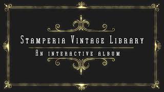 Stamperia Vintage Library Interactive Album [upl. by Myke]