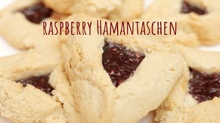 The HEALTHIEST Hamantaschen Recipe  Vegan Eggless Gluten Free Oil Free Raspberry Flavor [upl. by Kipper741]