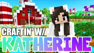 💙Minecraft FARM STABLES  MARKETS Craftin w Katherine Ep 29 [upl. by Dammahom]