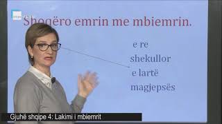 Gjuhë shqipe 4  Lakimi i mbiemrit [upl. by Alenoel]