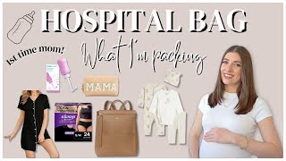 HOSPITAL BAG 2024 What Im packing [upl. by Bernete]