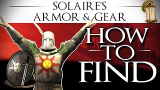 Solaires Armor amp Weapon Set  Dark Souls 3 GUIDE [upl. by Dleifxam632]