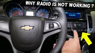 WHY RADIO IS NOT WORKING AND HOW TO FIX IT ON CHEVROLET GMC CHEVY BUICK CADILLAC [upl. by Paule]