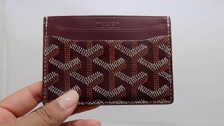 Goyard card holder [upl. by Benjy]