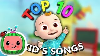 Top 10 Popular Kids Songs  More Nursery Rhymes amp Kids Songs  CoComelon [upl. by Raycher]