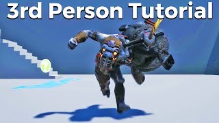 Lets Create A 3rd Person Character With Animations  Blueprints 14 Unreal Engine 4 Tutorial [upl. by Grefe]