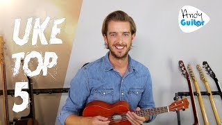 Top 5 Ukulele Songs  EASY CHORDS [upl. by Leveridge]