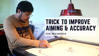 Trick to Improve AIMING and ACCURACY in Carrom  Carrom Aiming Tips [upl. by Wallach151]