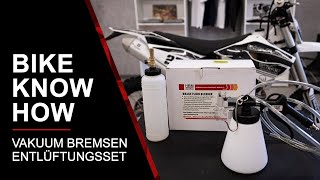 Vakuum Bremsenentlüftungs  Set  RidersStorede Bike Know How [upl. by Eilahtan519]