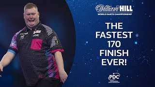 EVANS WINS WITH A 170  201920 William Hill World Darts Championship [upl. by Icnarf]