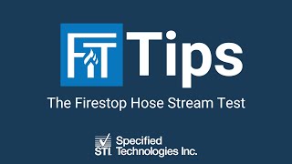 The Firestop Hose Stream Test [upl. by Ayalahs]