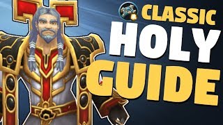 WoW Classic Holy Priest PvE Guide  Stats Talents Rotation amp Macro  World of Warcraft Vanilla [upl. by Keller970]