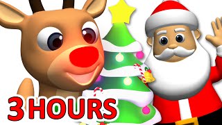 quotKids Christmas Songsquot 3 Hours  Rudolf Santa Claus Frosty amp More Children Busy Beavers [upl. by Inglis]