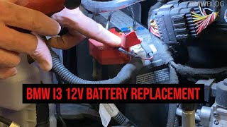 How To Replace The 12V Battery in The BMW i3  GUIDE [upl. by Niraa]