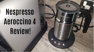 Nespresso Aeroccino 4 Milk Frother Review  Worth upgrading from the Aeroccino 3 [upl. by Benetta]