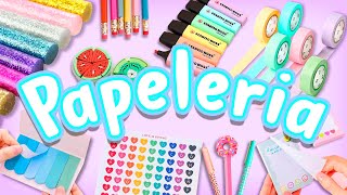 CREA TU PROPIA PAPELERIA 10 IDEAS FACILES EN CASA  Tutoriales Belen [upl. by Gievlos]