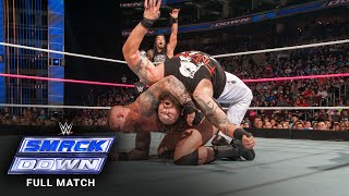 FULL MATCH  Randy Orton amp Roman Reigns vs Braun Strowman amp Bray Wyatt SmackDown October 8 2015 [upl. by Duthie]