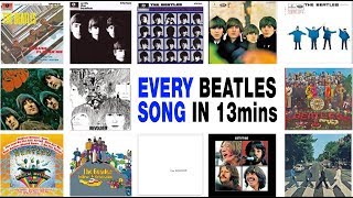 Every Beatles Song in 13 minutes [upl. by Chic]