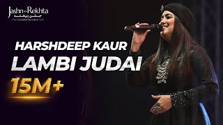 Lambi Judai  Harshdeep Kaur Live at JashneRekhta [upl. by Atkinson]