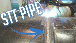 MIG Welding Open Root Pipe [upl. by Eenttirb]