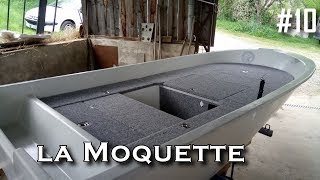 Pose de la moquette  Restauration Bateau 10 [upl. by Nireil]