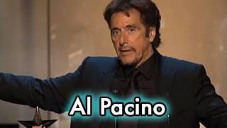 Al Pacino Accepts the AFI Life Achievement Award in 2007 [upl. by Florian954]