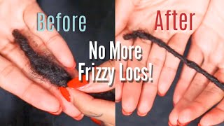 How to get rid of frizzy starter locs  Dr Locs [upl. by Nordine903]