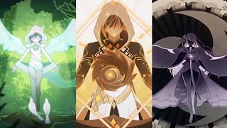 All archon cinematic cutscene Appearances story of god  Barbatos Morax Baal  Genshin impact [upl. by Carolyne]