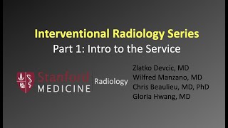 Interventional Radiology Series Part 1 Intro to the Service [upl. by Kraul]