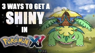 3 Ways to Get a Shiny Pokémon in X amp Y  Tamashii Hiroka [upl. by Ynattyrb]