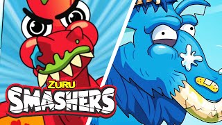 SMASHERS Dino Ice Age Compilation  All Episodes of Series 3  SMASHERS  Toys For Kids [upl. by Aynas]