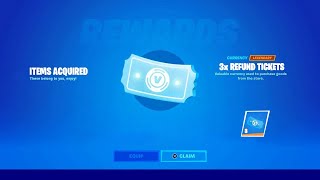 fortnite refund ticket glitch [upl. by Curley]