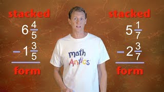 Math Antics  Subtracting Mixed Numbers [upl. by Fauch401]