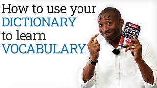 How to use your dictionary to build your vocabulary [upl. by Clyde732]