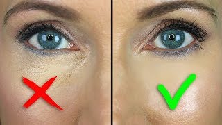 How to STOP Under Eye Concealer Creasing Mature Skin [upl. by Trenna]