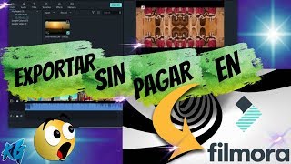 ¿ COMO EXPORTAR VIDEOS EN FILMORA GRATIS [upl. by Munro]