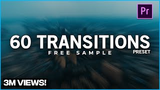 60 Free Smooth Transitions for Adobe Premiere Pro [upl. by Amjan]