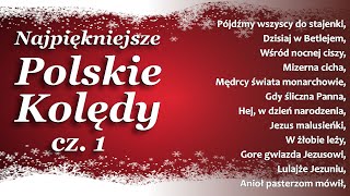 ⭐ █▬█ █ ▀█▀ ⭐ Najpiękniejsze Kolędy Polskie do wspólnego śpiewania z tekstem⭐ zestaw kolęd ⭐ cz 1 [upl. by Adnilemre350]