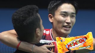 Top 10 ‘MomoGI’ Rallies  Momota vs Ginting [upl. by Eberta566]